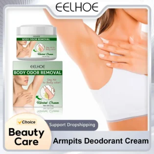 Armpits Deodorant Cream Remove Bad Smell Eliminate Body Odor Anti Sweaty Deep Refreshing Lasting Aroma Herbal Skin Care Product