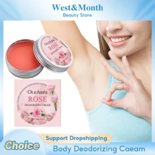 Rose Deodorant Body Cream Eliminate Odor Reduce Sweating Neutralize Armpit Smell Lasting Aroma Charming Refresh Fragrance Cream