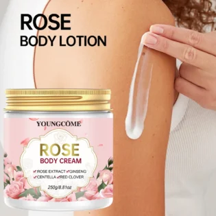 Rose Lotion For Women Rose Scented Vitamin C Body Lotion Cream Anti Aging Vitamin E Moisturizer Body Butter Improves Look Of Sag