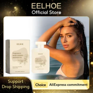 EELHOE Fragrance Shower Gel Rose Long Lasting Moisturizing Oily Skin Repair Clean Skin Smooth Collagen Bath and Shower Products