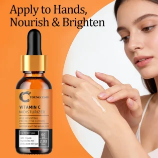 Vitamin C Moisturizing Serum Softens skin Protection Lotion Hydrating & Nourishing Skincare look reduced for All Skin Types