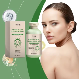 Body Exfoliating Gel, Deeply Cleanses & Moisturizes, Gently Removes Dead Skin, Clears Pores For Smoother Skin