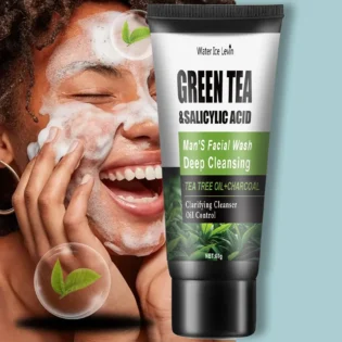 60g Salicylic Acid Cleanser - Contains extracts of Salicylic Acid, Tea Tree and Turmeric, gently moisturizing and cleansing, sui