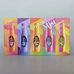 Brazilian Inspired Summer Scent Perfume Set 5 Piece Gift Set Tropical Beach Vacation Long Lasting Body Mist & Oil Mist
