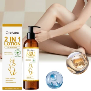 Lemon Body Lotion for Dry Skin Brightening Hydrating Lightweight Cream with Coconut Oil Aloe Vera Winter Skincare Christmas Gift