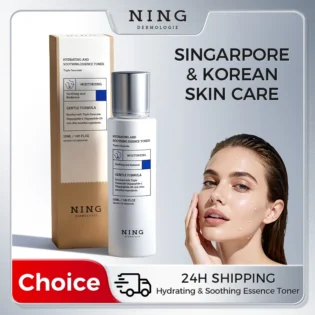 115ml Hydrating Soothing Essence Toner with Collagen, Hyaluronic Acid, Peptides, Ceramides – Moisturizing, Calming Skin Repair