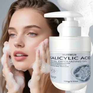 YUITIKUE Salicylic Acid Exfoliating Gel - Gentle Cleansing & Moisturizing, Removes Dead Skin for Face & Body, 100g