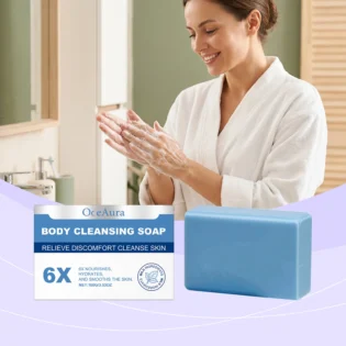 Body Cleansing Soap Cleanses Skin Moisturizes Softens Brightens Hydrates Purifies and Cleanses Refreshing Care Soap